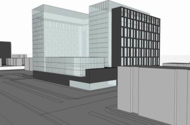 Modern High-Rise Office Building Model in SketchUp-BIM WORLD