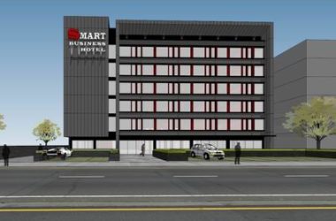Modern Multi-Story Hotel Model in SketchUp-BIM WORLD