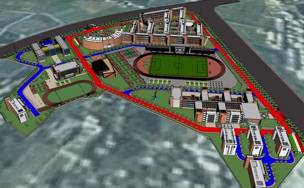 Multi-Story Elementary School Model | Modern Campus Architecture in SketchUp