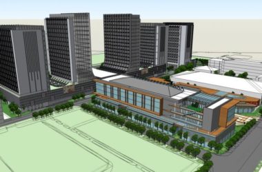 SketchUp Complex Model: Multi-Story High-Rise Office, Hotel, and Commercial Building in Modern Style-BIM WORLD