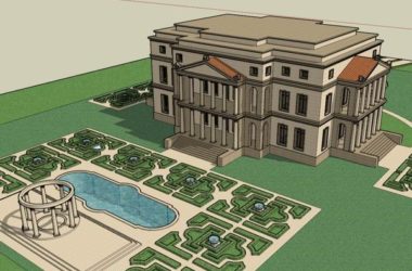 Multi-Story Italian Renaissance Office Building Model in Classical Style | SketchUp-BIM WORLD