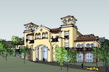 Multi-Story Mediterranean Hotel Model in Classic Style | SketchUp Design-BIM WORLD