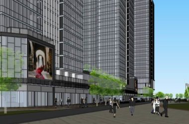 Modern High-Rise Office Building Model in SketchUp-BIM WORLD