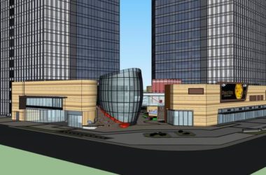 Modern High-Rise Office Building SketchUp Model for Commercial Use-BIM WORLD