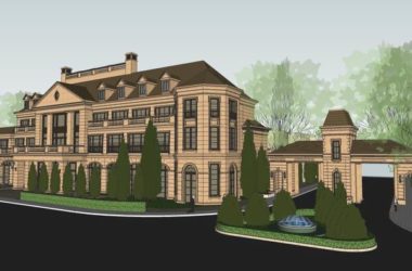 SketchUp Business Model: Multi-Story European Classical Commercial Building-BIM WORLD