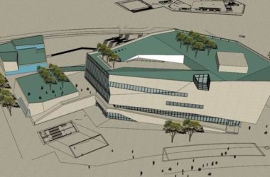 SketchUp Cultural Model: Modern Multi-Story Exhibition Hall Architecture-BIM WORLD