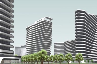 SketchUp Model of a Modern High-Rise Commercial and Residential Complex-BIM WORLD