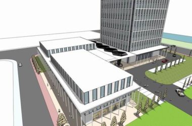 Modern High-Rise Office Building Model in SketchUp-BIM WORLD