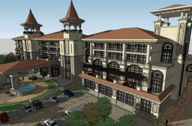 SketchUp Residential Model: Multi-Story Activity Center and European Classical Style Clubhouse-BIM WORLD