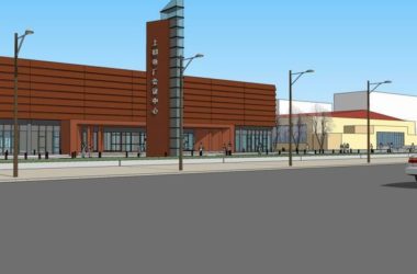 SketchUp Cultural Model: Multi-Story Shangdu Power Plant Conference Center in Modern Architectural Style-BIM WORLD