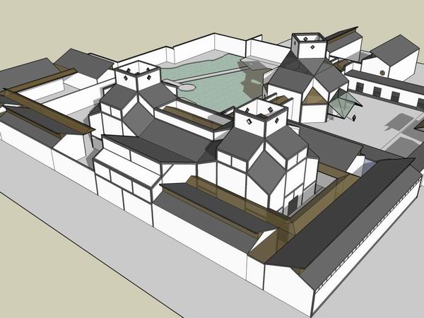 Multi-Story Suzhou Museum Model | Modern Chinese Cultural Architecture in SketchUp