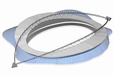 Modern Multi-Story Gymnasium Design in SketchUp-BIM WORLD