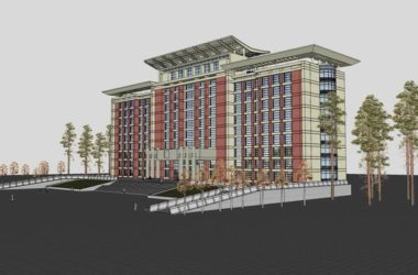 SketchUp Office Model: Classical-Style High-Rise Building-BIM WORLD
