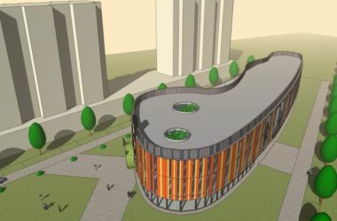 Modern Multi-Story Residential and Sales Office Model in SketchUp-BIM WORLD