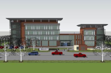 Modern Multi-Story Office Building Model in SketchUp-BIM WORLD