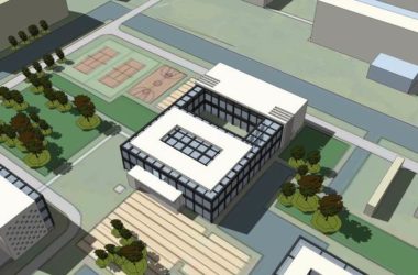 SketchUp Cultural Model: Multi-Story Archive with Modern Architectural Design-BIM WORLD