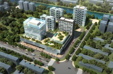 SketchUp Model of Hangzhou Hai Creative Park High-Rise Office Building in Modern Style-BIM WORLD