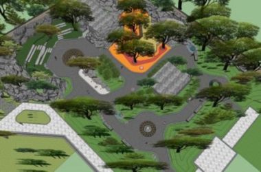 SketchUp Landscape Model: Traditional Chinese Garden Design-BIM WORLD