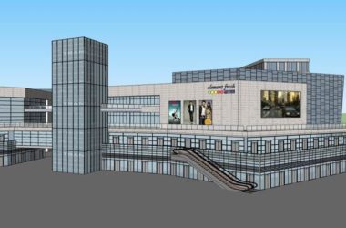 SketchUp Business Model for Modern High-Rise Commercial Buildings-BIM WORLD