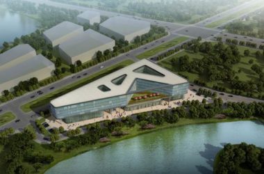 SketchUp Model of Nanjing Zhongjian Multi-Story Modern Office Building-BIM WORLD