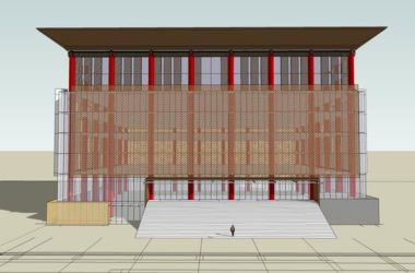 Modern Multi-Story Office Building Model in SketchUp-BIM WORLD