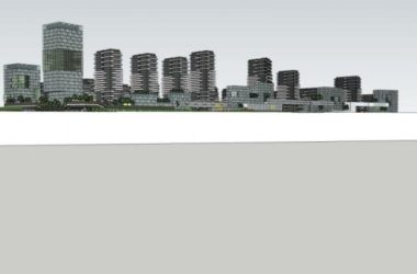 Modern High-Rise Office Building Model in SketchUp-BIM WORLD