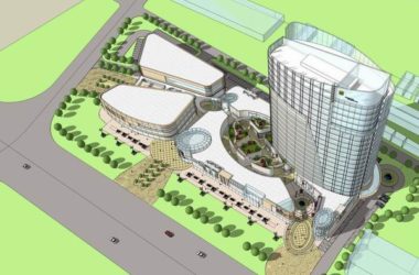 SketchUp Complex Model: Multi-Story High-Rise Office, Residential, and Commercial Building in Modern Style-BIM WORLD