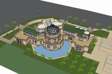 SketchUp Multi-Story Residential and Club Model | Classical Style in Quanzhou-BIM WORLD