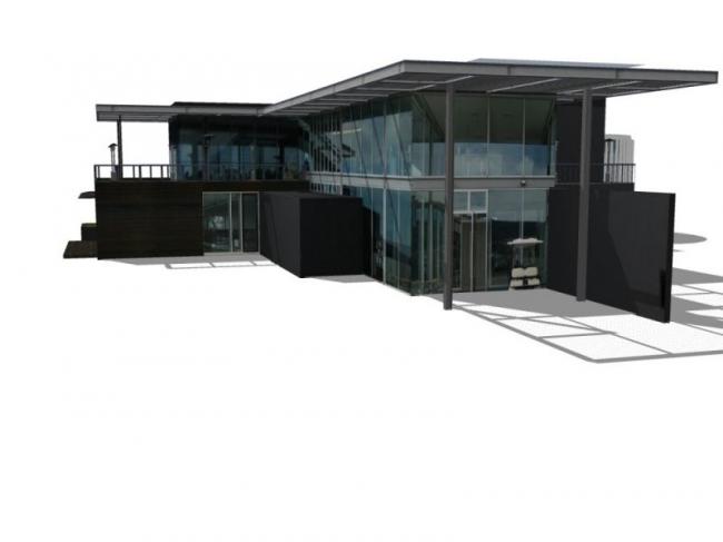 Modern Clubhouse Design: A SketchUp Business Model