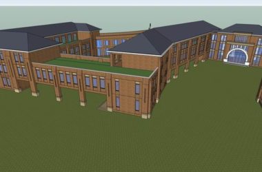 Multi-Story International Primary and Secondary School Campus in Classical Architectural Style-BIM WORLD