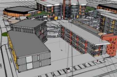 Modern Multi-Story Elementary School Design | Campus Architecture in SketchUp-BIM WORLD