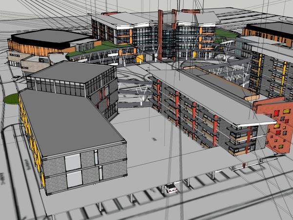 Modern Multi-Story Elementary School Design | Campus Architecture in SketchUp