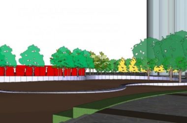 Modern Courtyard Landscape Design in SketchUp: Stylish and Contemporary Outdoor Spaces-BIM WORLD