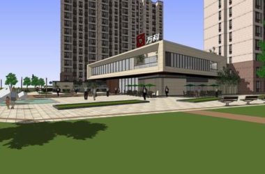 SketchUp Residential Design: Modern High-Rise Building with Community Clubhouse-BIM WORLD