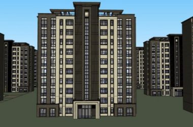 SketchUp Residential Models: Small and High-Rise Buildings in Classical Style-BIM WORLD