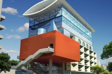 Modern Multi-Story Sports Stadium Model in SketchUp-BIM WORLD