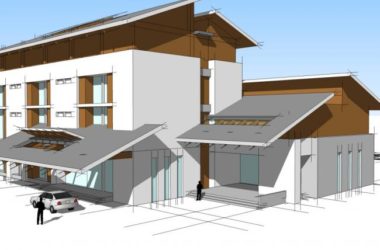 SketchUp Model of Dujiangyan Irrigation Project Hospital: Modern Chinese Multi-Tier Medical Facility-BIM WORLD