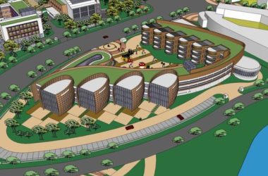 Modern Multi-Story School Campus Architecture | SketchUp Model-BIM WORLD