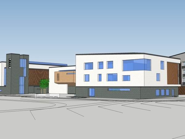 SketchUp School Models | Multi-Story Educational Campuses Featuring Modern Chinese Architecture