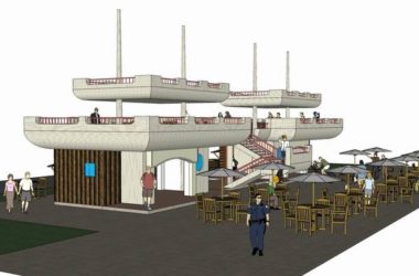Modern Multi-Story Commercial Boathouse for Sale | SketchUp Business Model-BIM WORLD