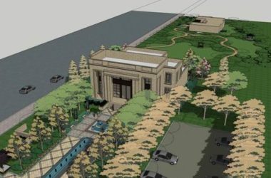 SketchUp Multi-Story Residential and Sales Office Model in Classical Style-BIM WORLD