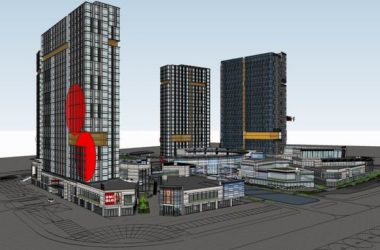 SketchUp Complex Model: Multi-Story High-Rise Office, Commercial, and Modern Residential Building-BIM WORLD