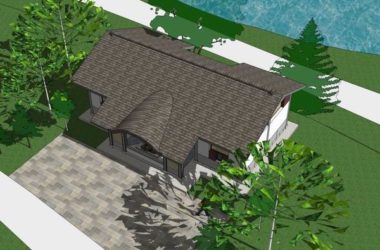 Classical Style Public Toilet Sketch Model in SketchUp-BIM WORLD