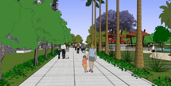 SketchUp Residential Models: High-Rise Buildings, Landscape Parks, and Modern Designs