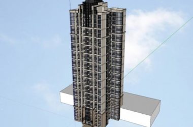 Modern High-Rise Residential Buildings | SketchUp Architectural Models-BIM WORLD