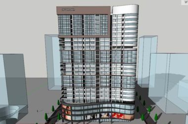 SketchUp Business Model: Modern High-Rise Apartments with Ground-Floor Commercial Spaces-BIM WORLD