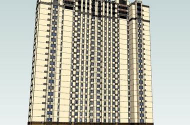 SketchUp Residential Models: Classical Style High-Rise Buildings-BIM WORLD