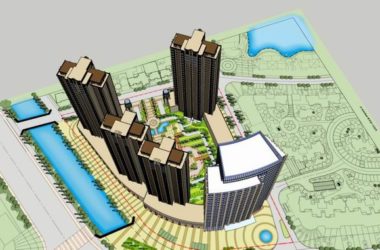 Modern SketchUp Models: High-Rise Residential, Office Buildings, and Street-Level Businesses-BIM WORLD