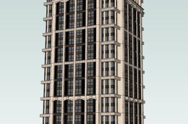 Modern High-Rise Residential Buildings | SketchUp Model Showcase-BIM WORLD