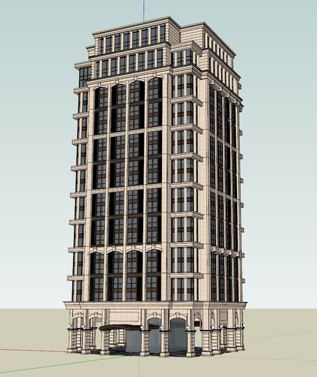 Modern High-Rise Residential Buildings | SketchUp Model Showcase